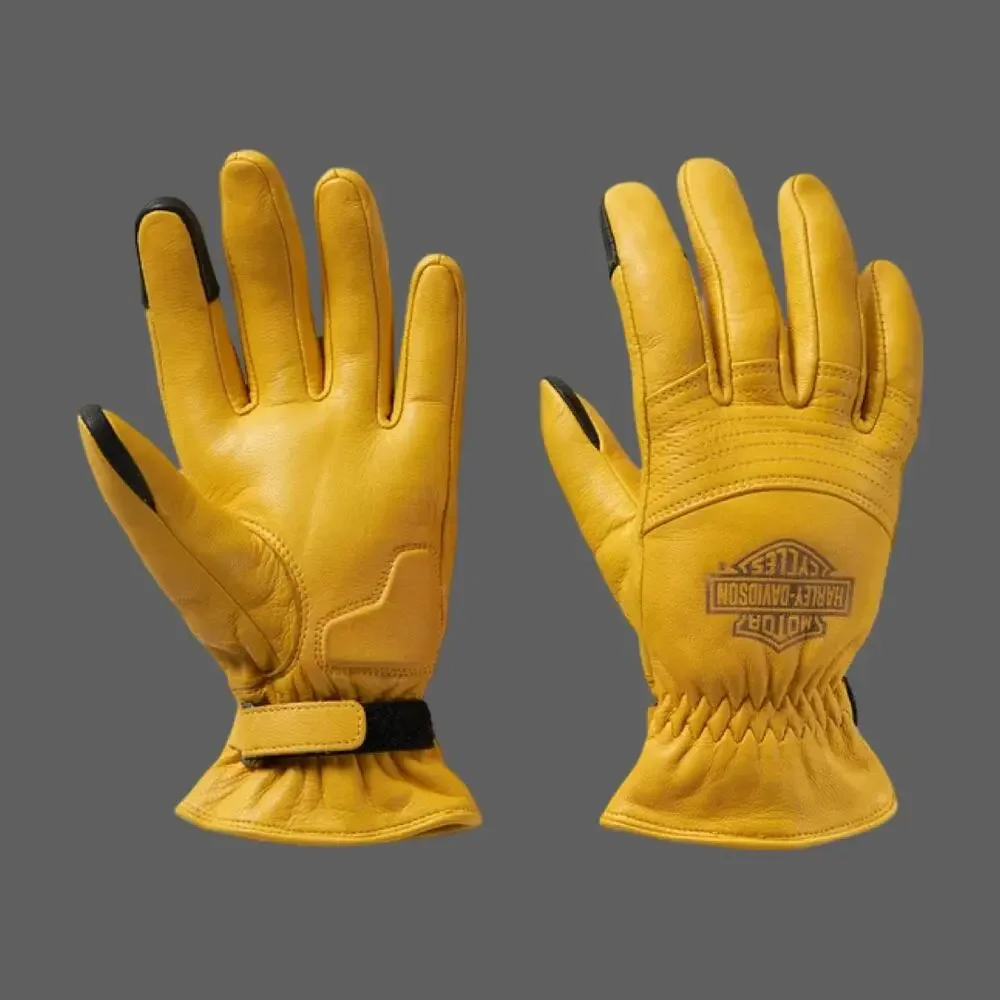 Harley-Davidson Womens Helm Leather Gloves NWT